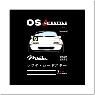 Miata OSJ LifeStyle [Black Edition] Posters and Art